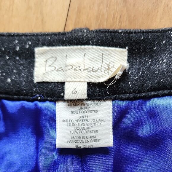 Elegant Black Speckled High Waist Shorts- Women's Size 6 - Picture 2 of 5